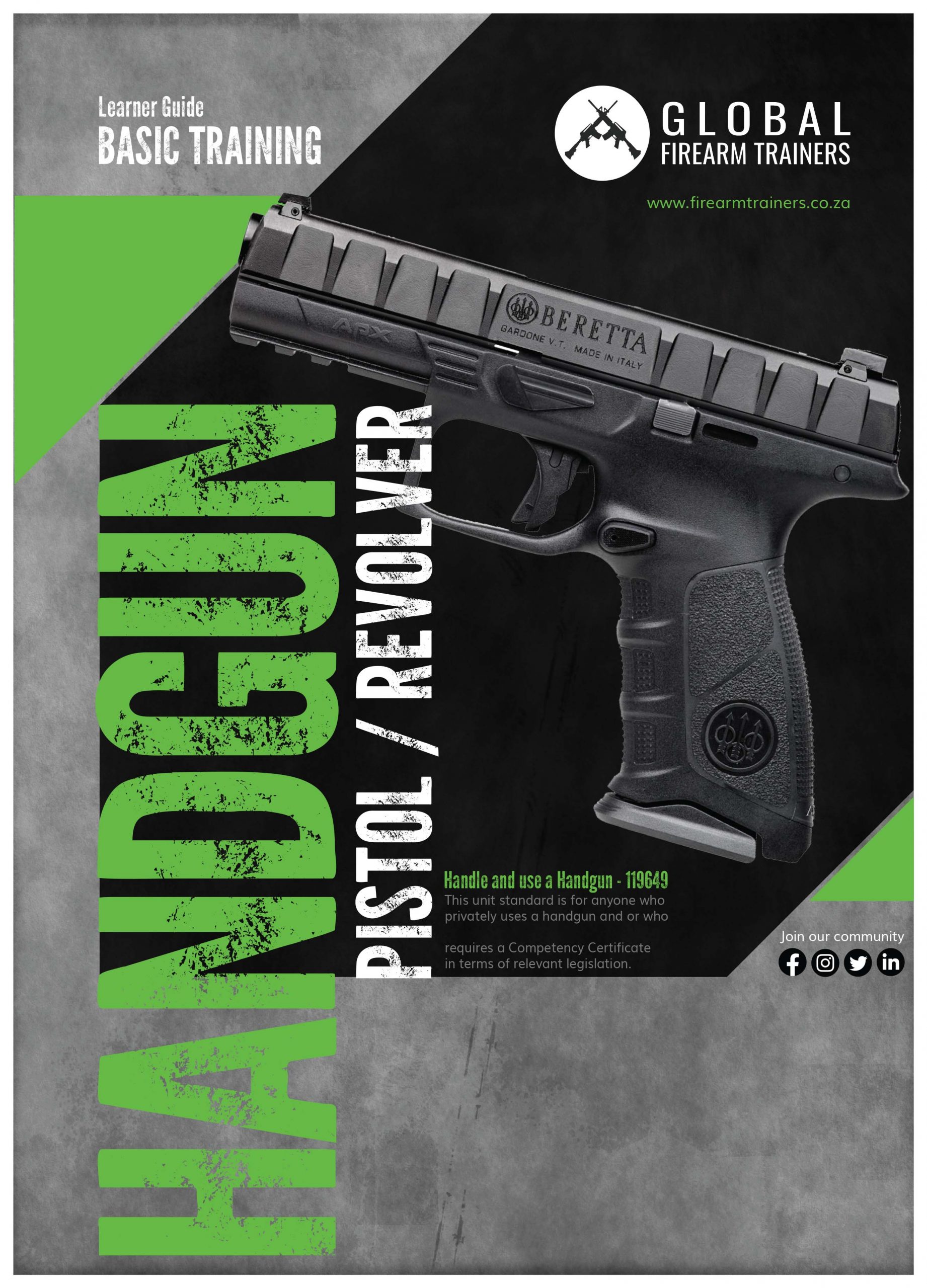 HG-scaled firearm-training-handle-and-use-of-a-handgun
